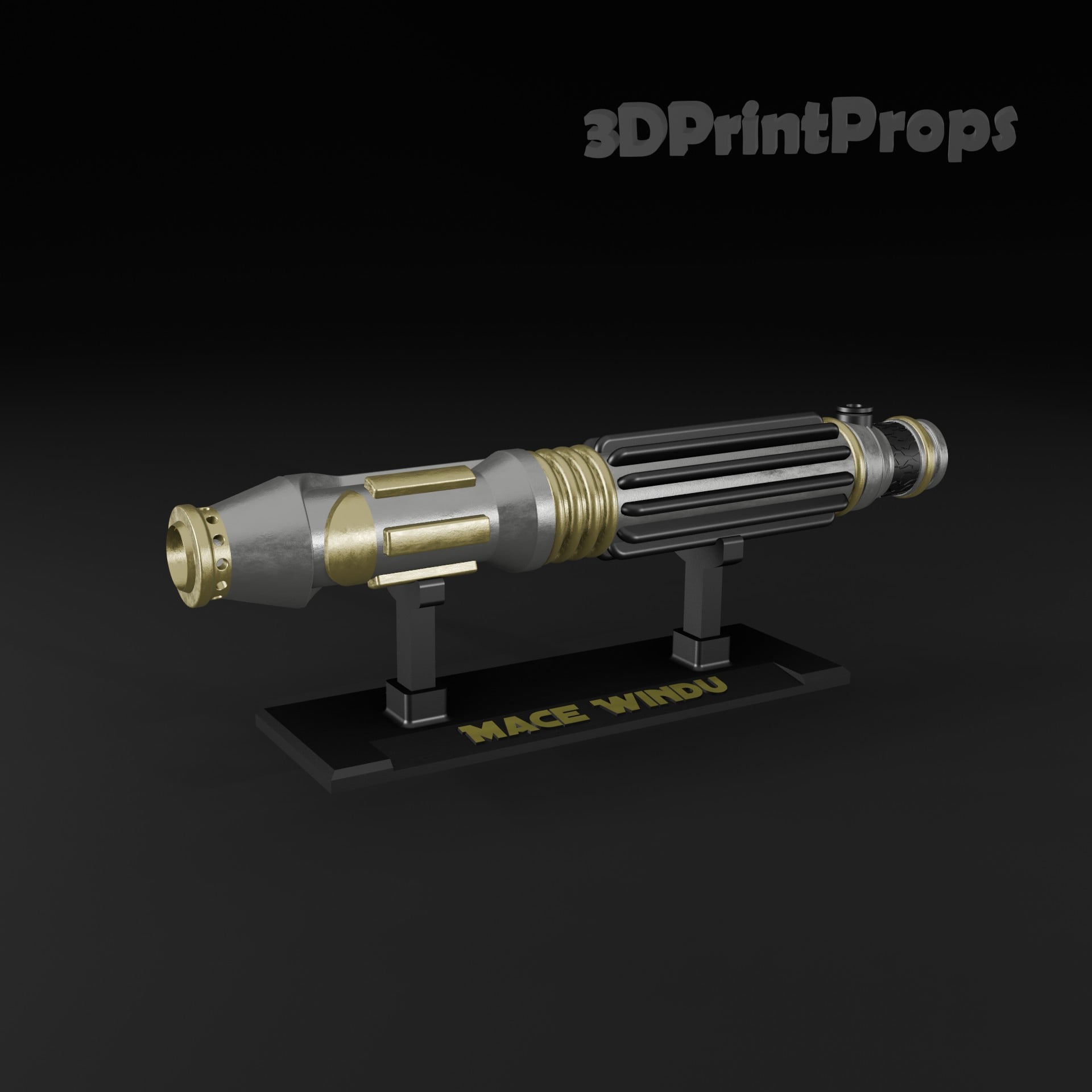 Star Wars - Mace Windu Lightsaber 3d model
