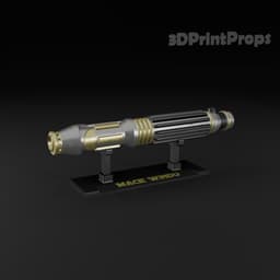 Star Wars - Mace Windu Lightsaber 3d model