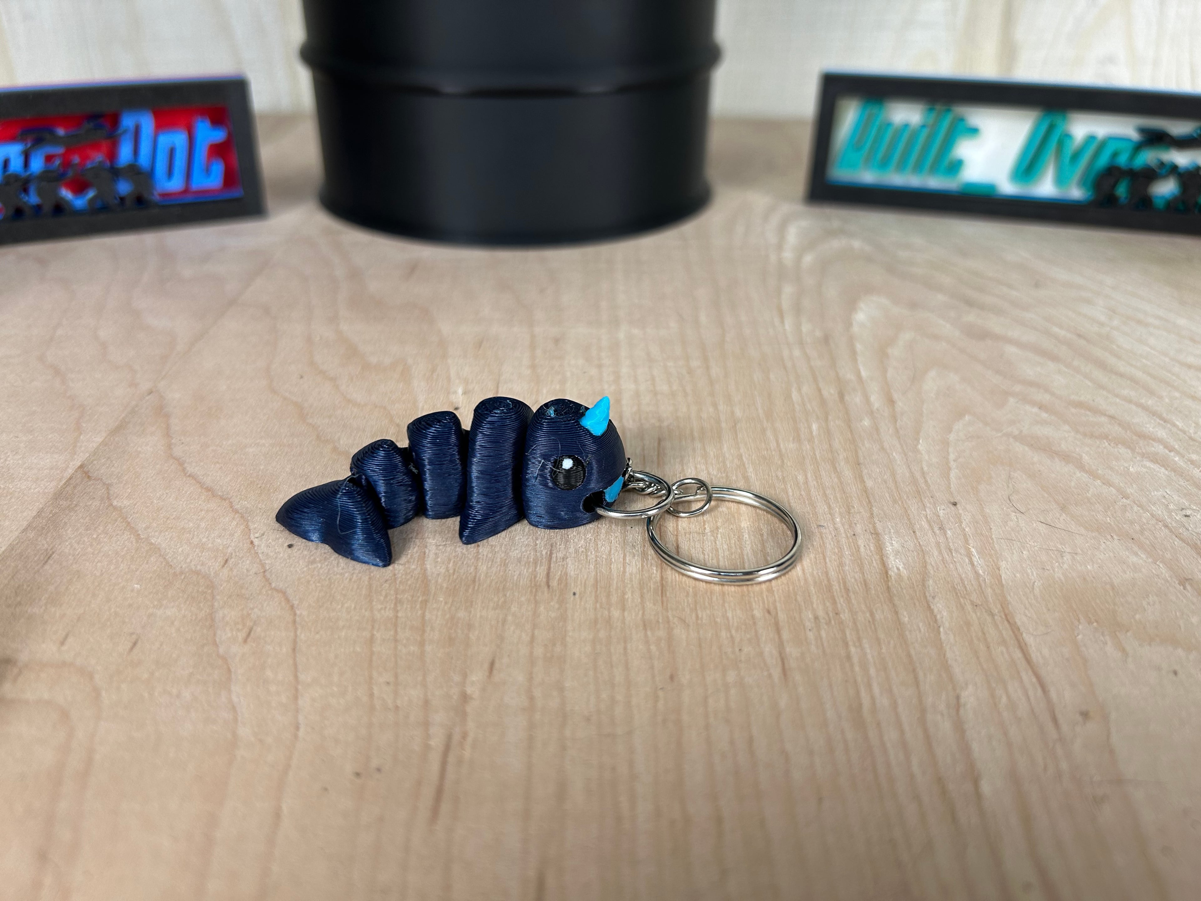 Chibi Narwhal Keychain 3d model