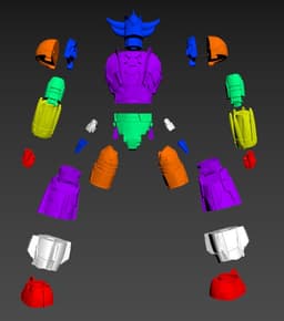 grendizer infinitism goldorak 3d model