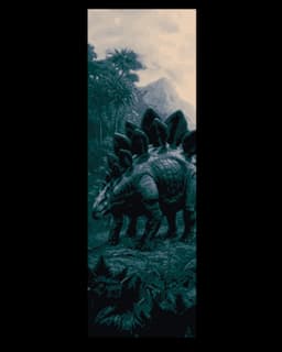 Time of the Dinosaurs - Set of 3 Bookmarks 3d model