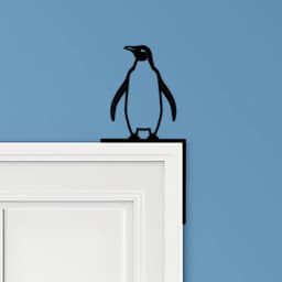 Penguin Door Corner Decor 3d model