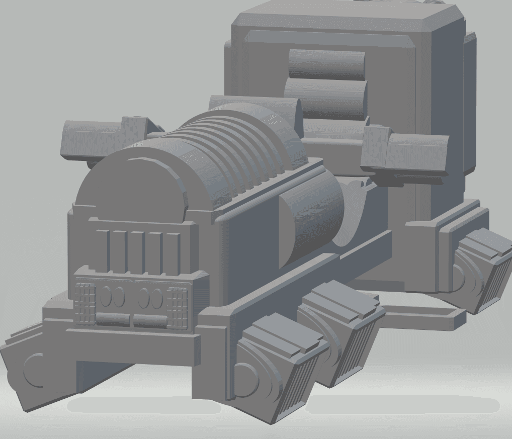 FHW: Hoverbike V1 (BoD) 3d model