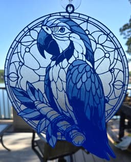 Macaw 2 Part PETG 150x167 mm 3d model
