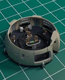 1/350 TMP Refit Bridge Interior/Exterior Set 3d model
