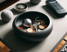 Modern Key & Coin Catcher Bowl 3d model