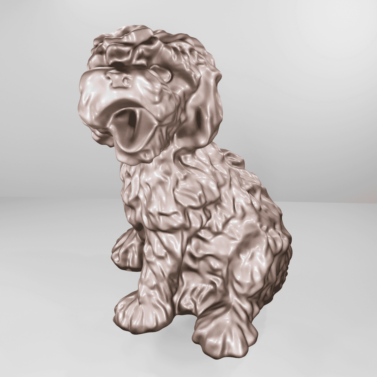 Portuguese water dog 3d model