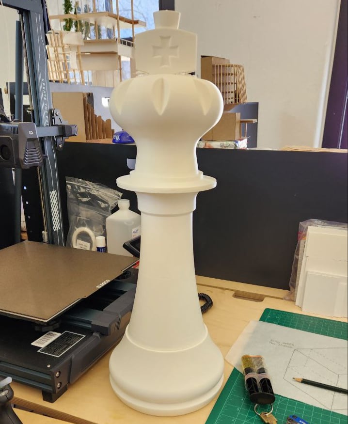 Giant Chess King 3d model