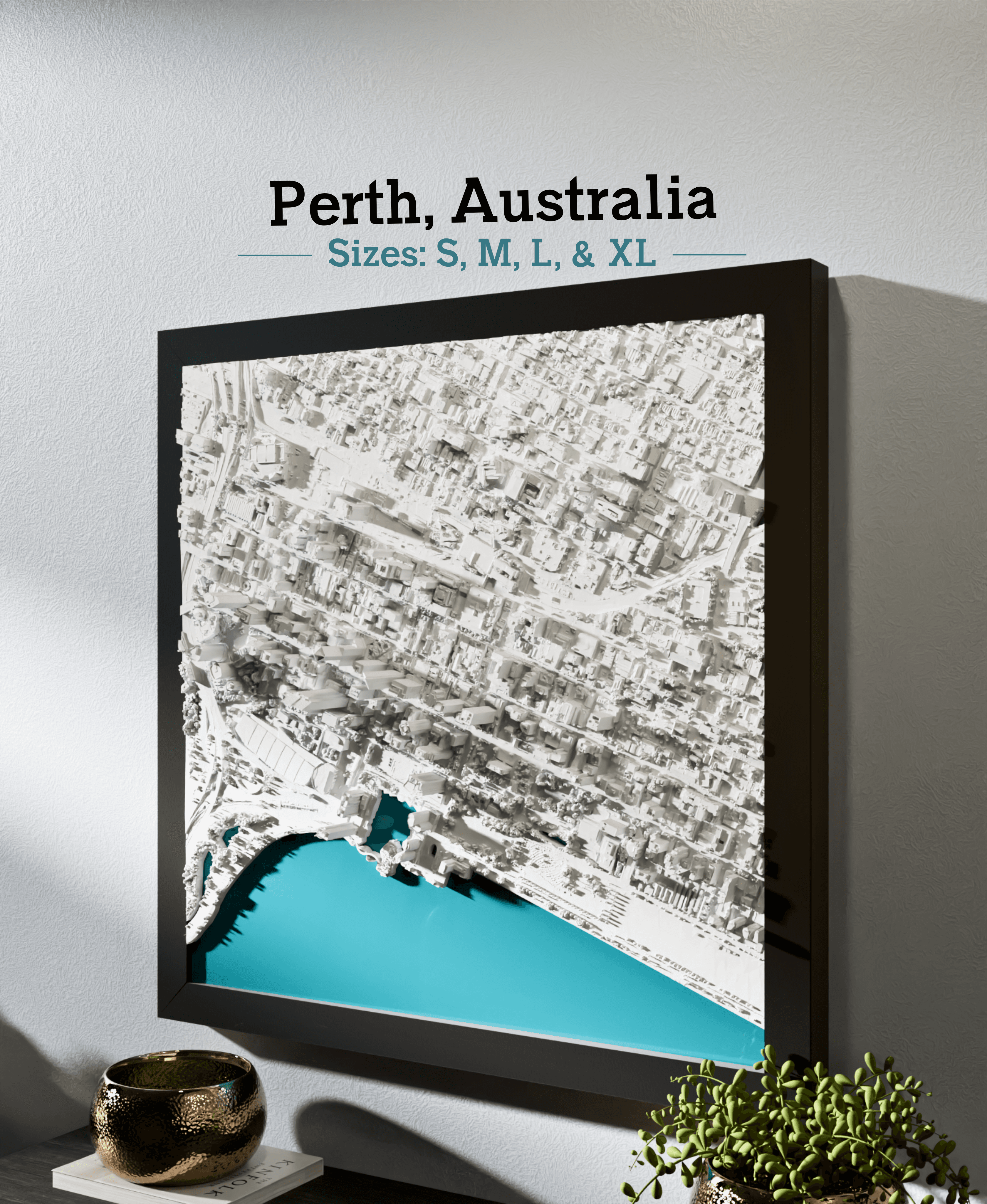 Perth, AU - S, M, L, & XL 3d model