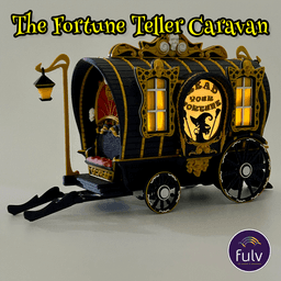 THE FORTUNE TELLER CARAVAN 3d model