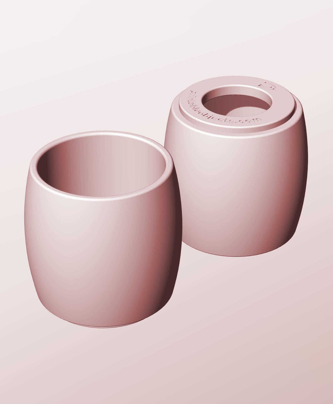 CR68-80-P Stacking pierced module bin for modern home decor 3d model