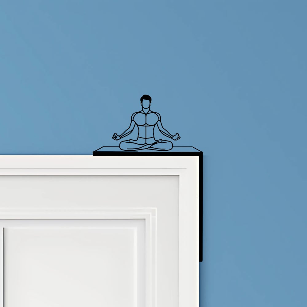Yoga Door Corner Decor 3d model