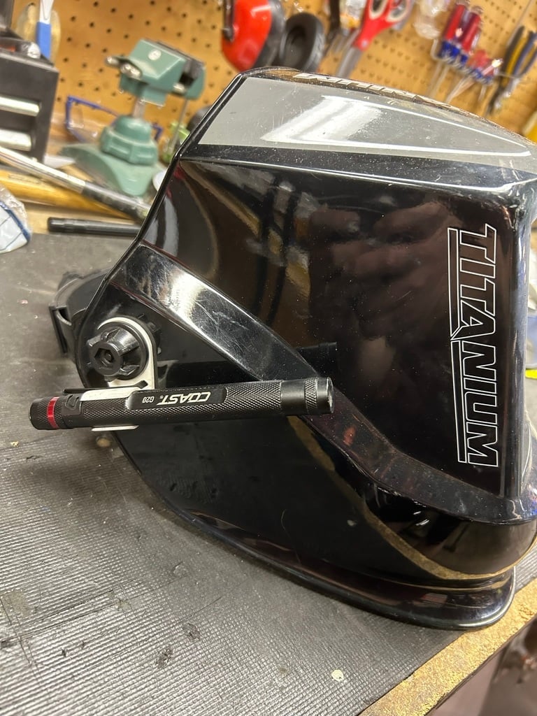 Welding Hood Light Clips 3d model