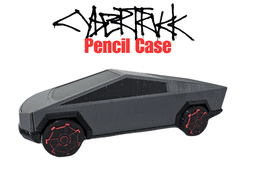 CYBERTRUCK PENCIL CASE 3d model