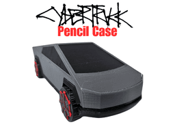 CYBERTRUCK PENCIL CASE 3d model