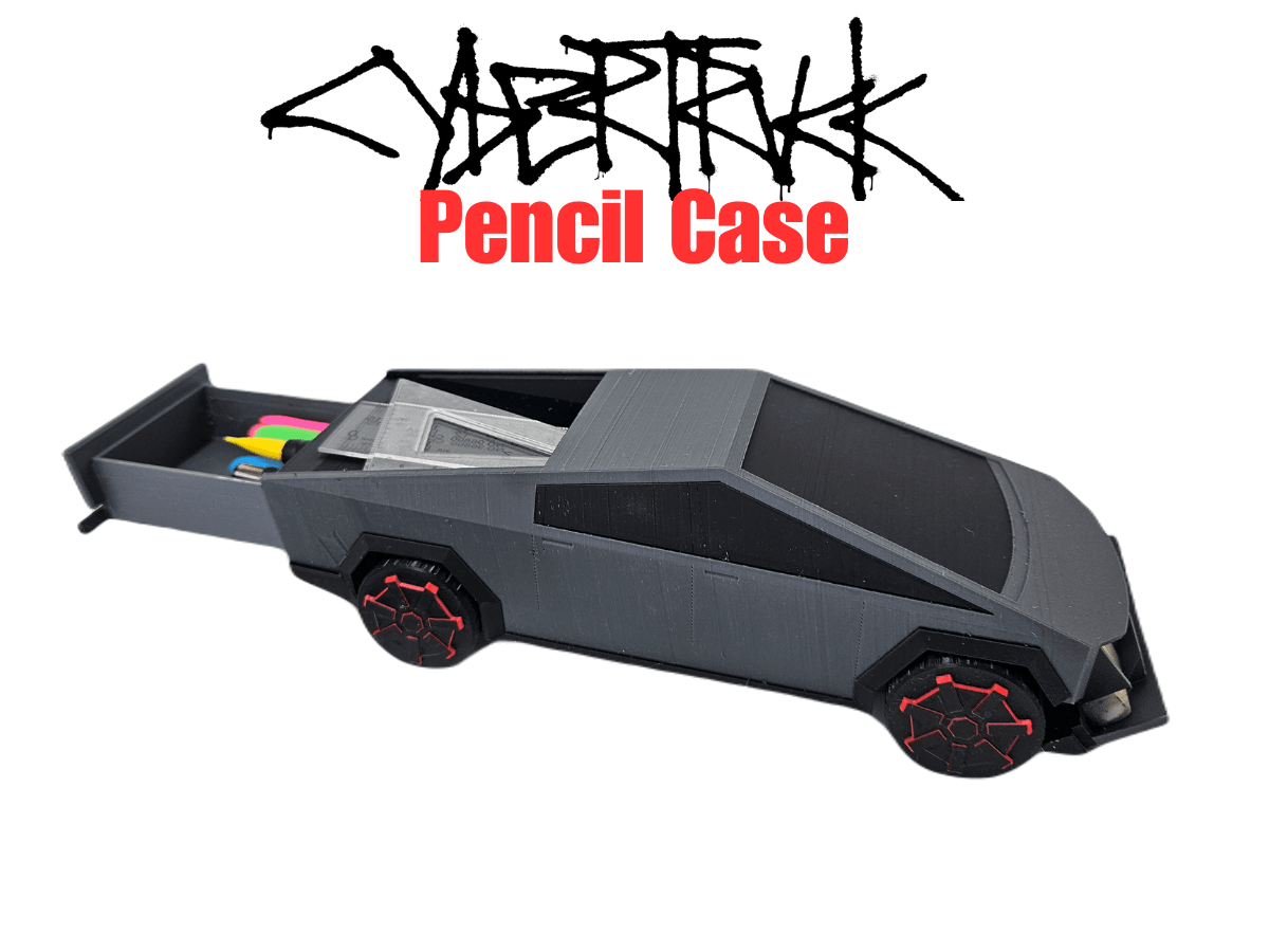 CYBERTRUCK PENCIL CASE 3d model