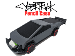 CYBERTRUCK PENCIL CASE 3d model