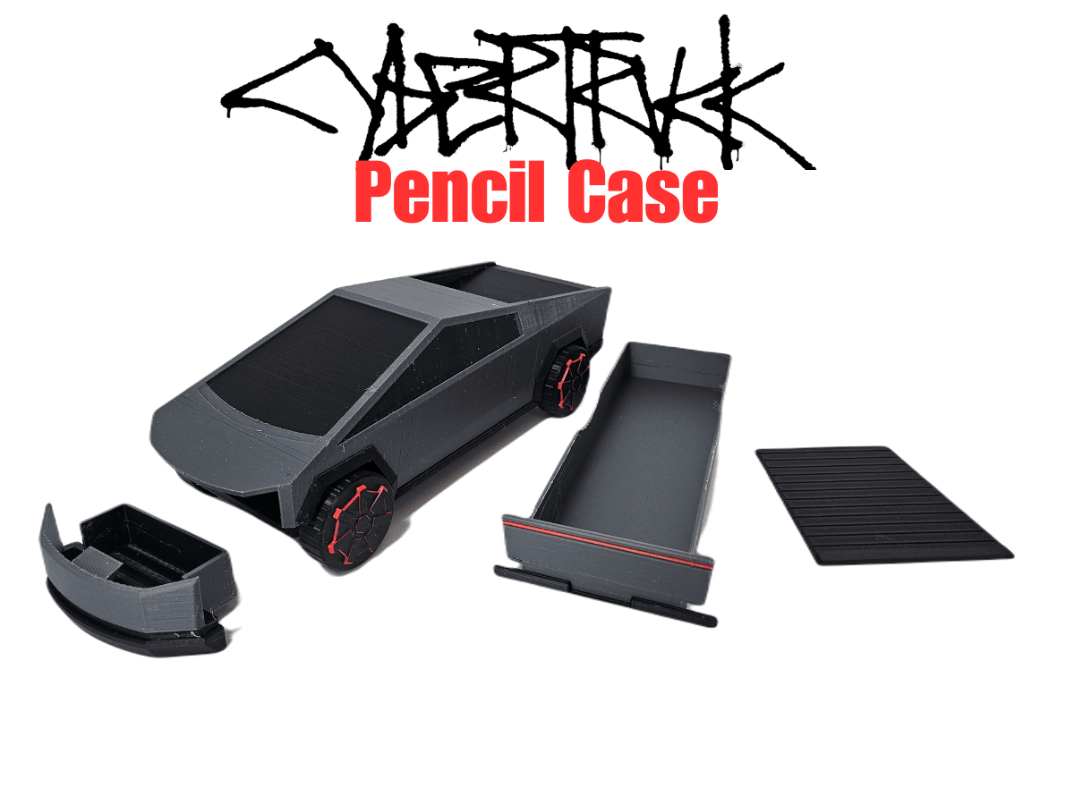 CYBERTRUCK PENCIL CASE 3d model