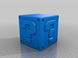 Super Mario Question Block 3d model