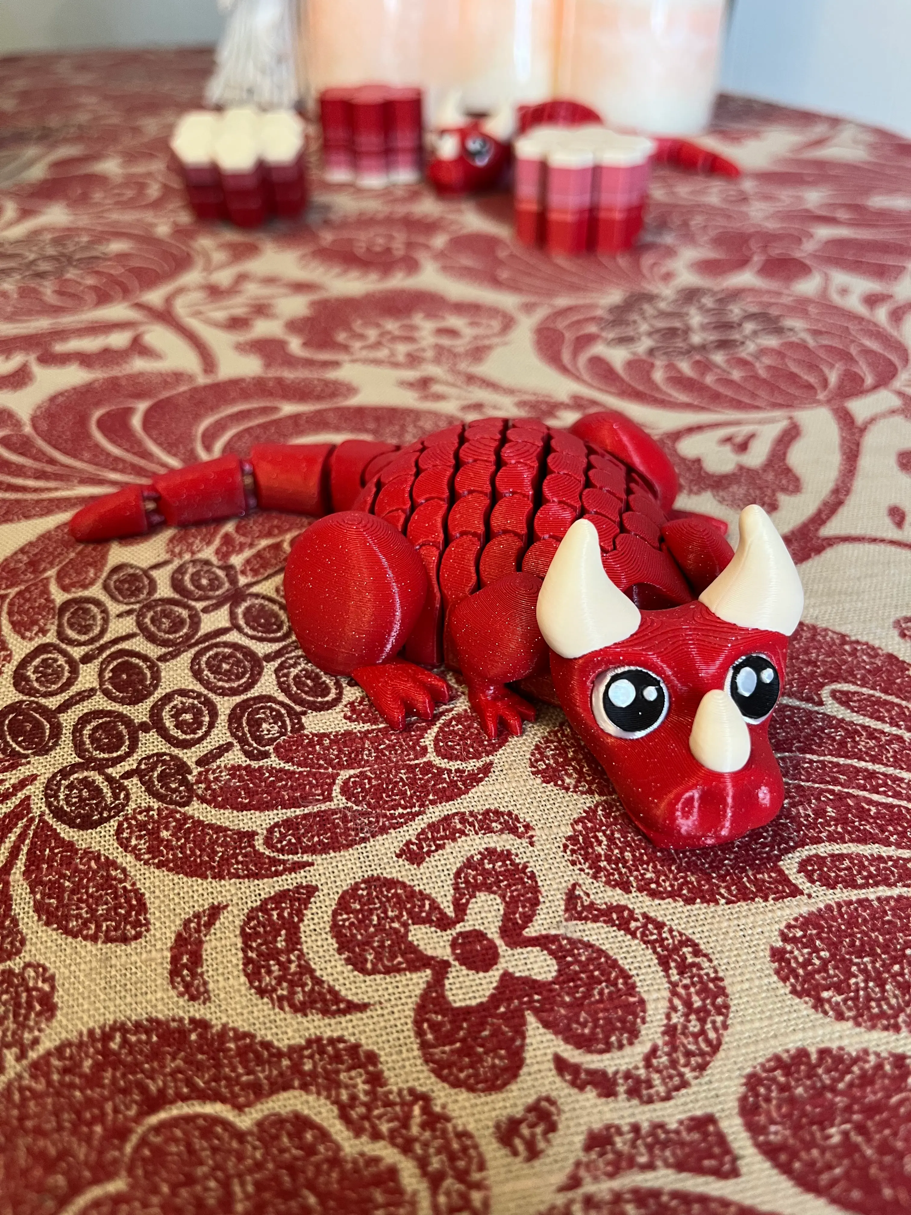 These cute little Dragons were printed in. Polymaker's Hedgehog Makes Galaxy Red.