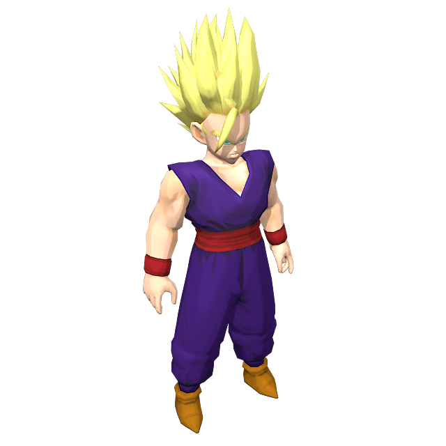 Gohan Super Saiyan 3d model