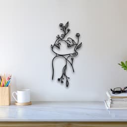 Woman Love Wall Art 3d model