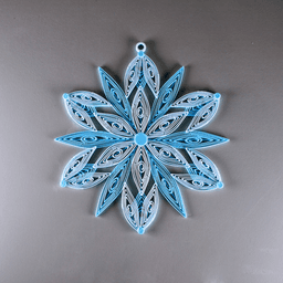 Quilling Snowflake Decoration 3d model