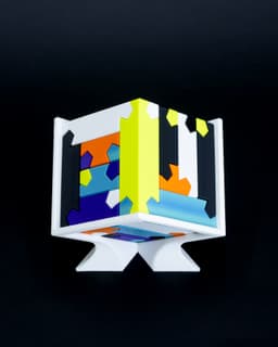 4x4 Tsugite Cube Puzzle 3d model