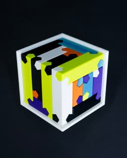 4x4 Tsugite Cube Puzzle 3d model