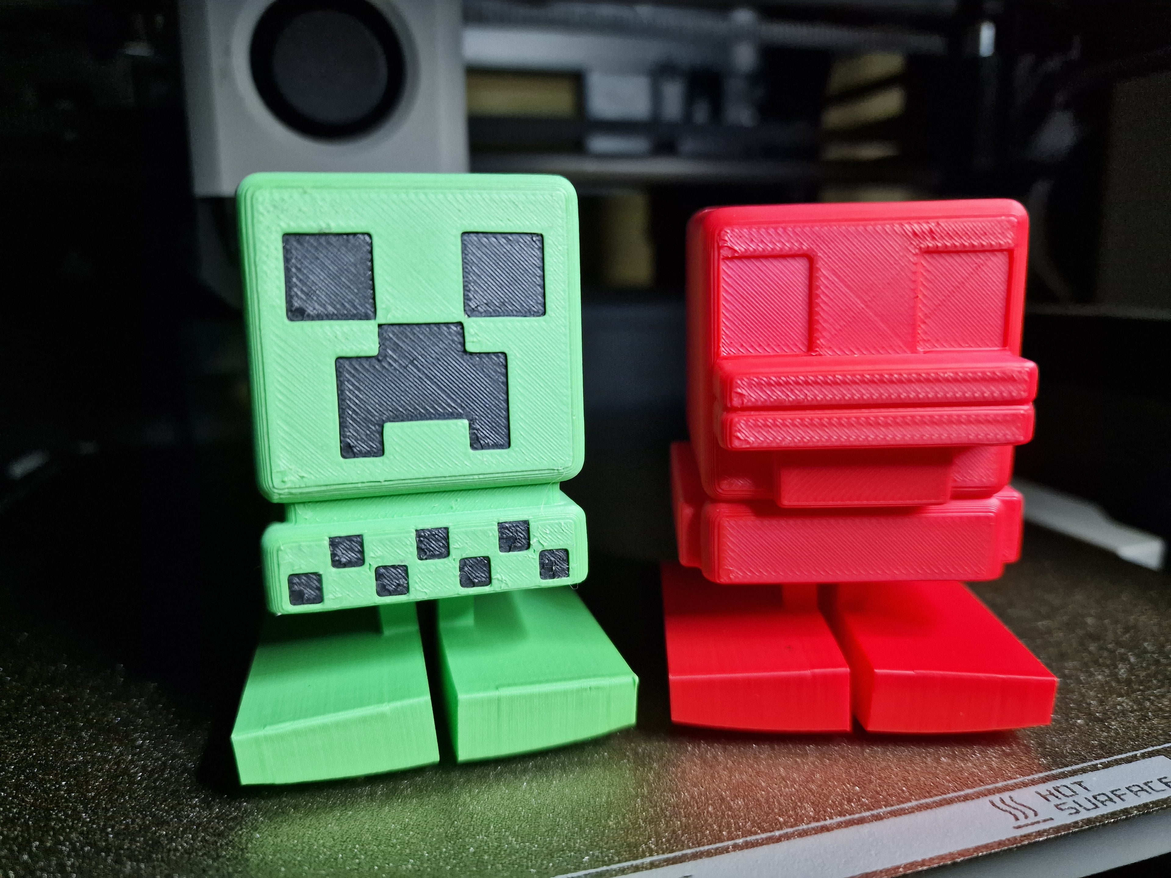Minecraft Walker Creeper - Walking Model 3d model