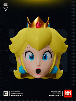 Blonde Princess Mask 3D Printer STL 3d model