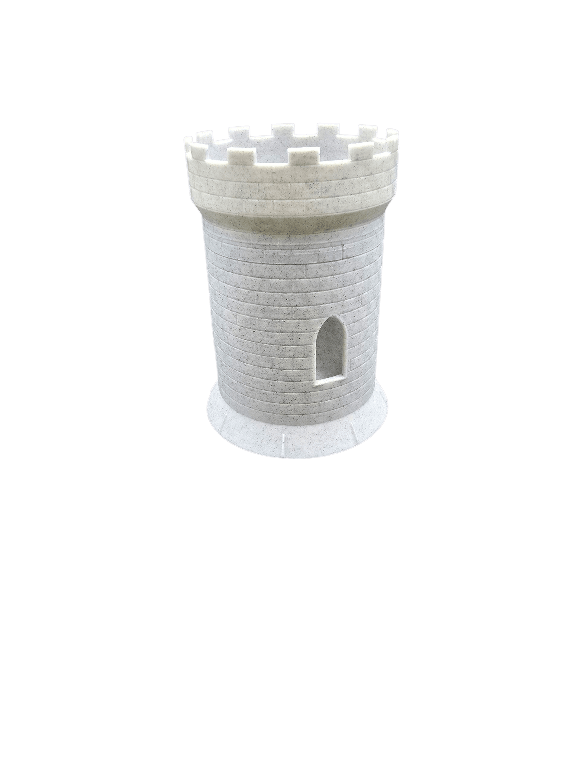 Round Castle Tower Container 3d model