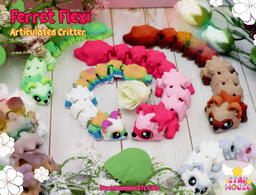 Flexi Ferret + Critter Tree Dice Tower 3d model