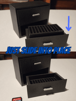 Switch Game Organizer (Dresser Version) 3d model