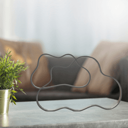 Cloud Line Art, Modern, Minimalist 3d model
