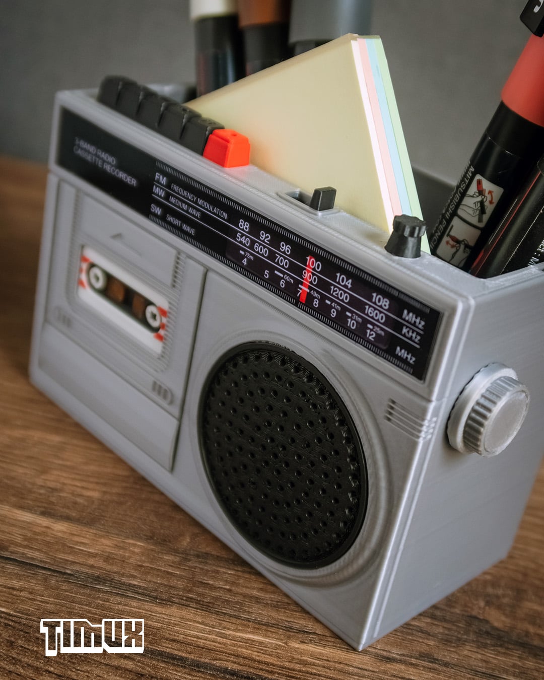 VINTAGE RADIO PEN HOLDER 3d model