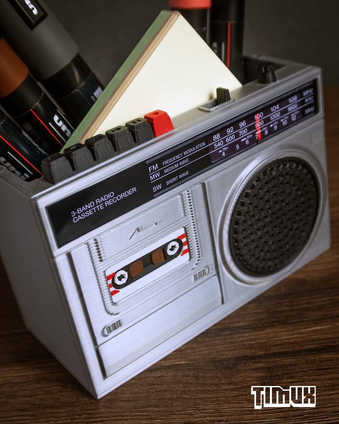 VINTAGE RADIO PEN HOLDER 3d model