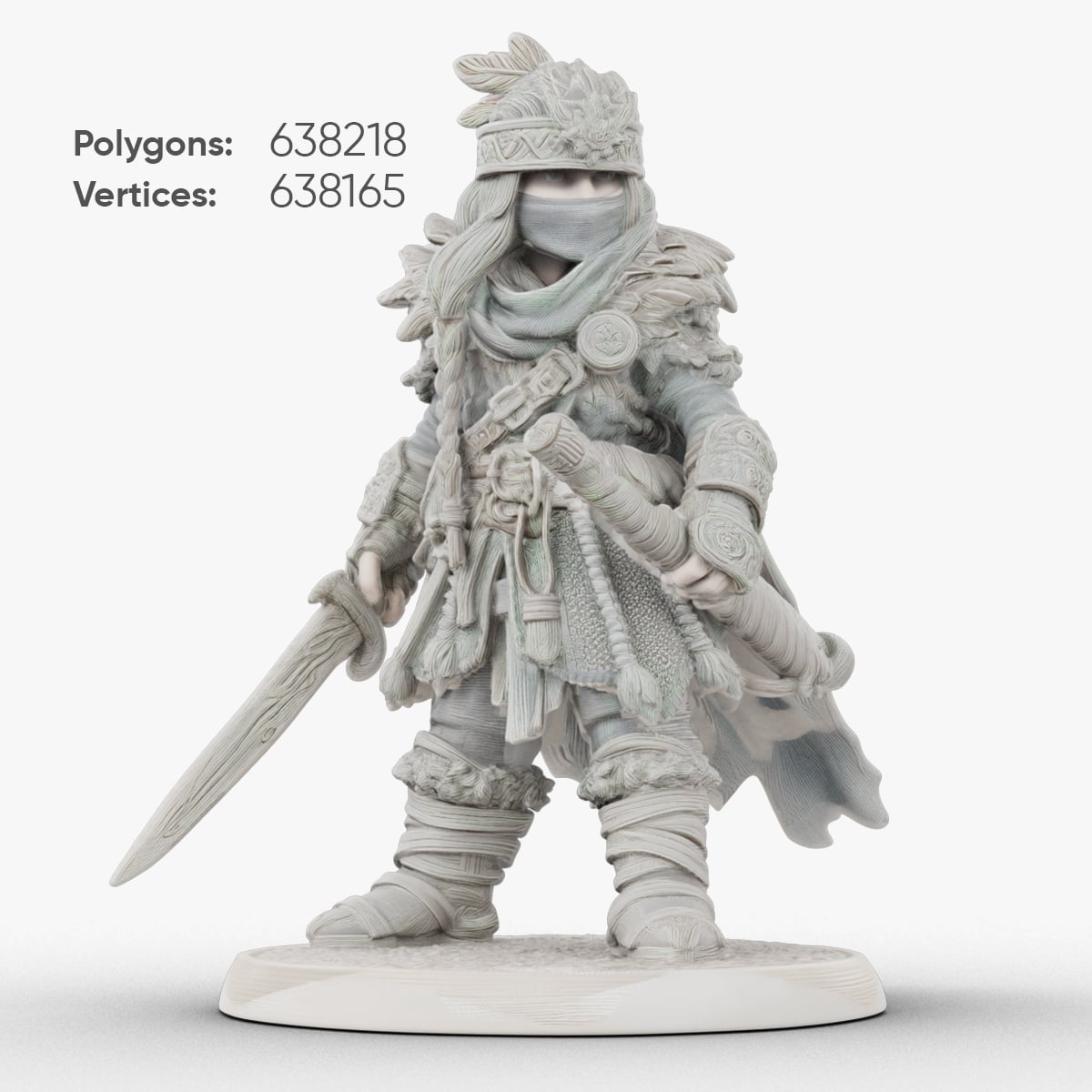 Woven Warrior 3d model