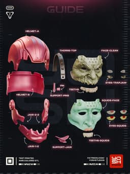 Jaw Mask 3D Printer STL File 3d model