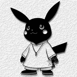 pikachu wall art pokemon decor 3d model