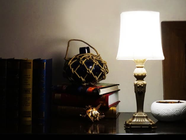 tree table lamp 3d model