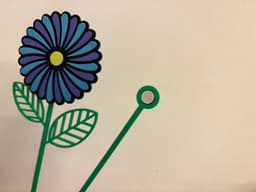 Magnetic memo flowers 3d model
