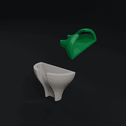 Tea measuring spoon clip 3d model