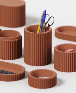ZIG Collection - Desk Organizer Set 3d model