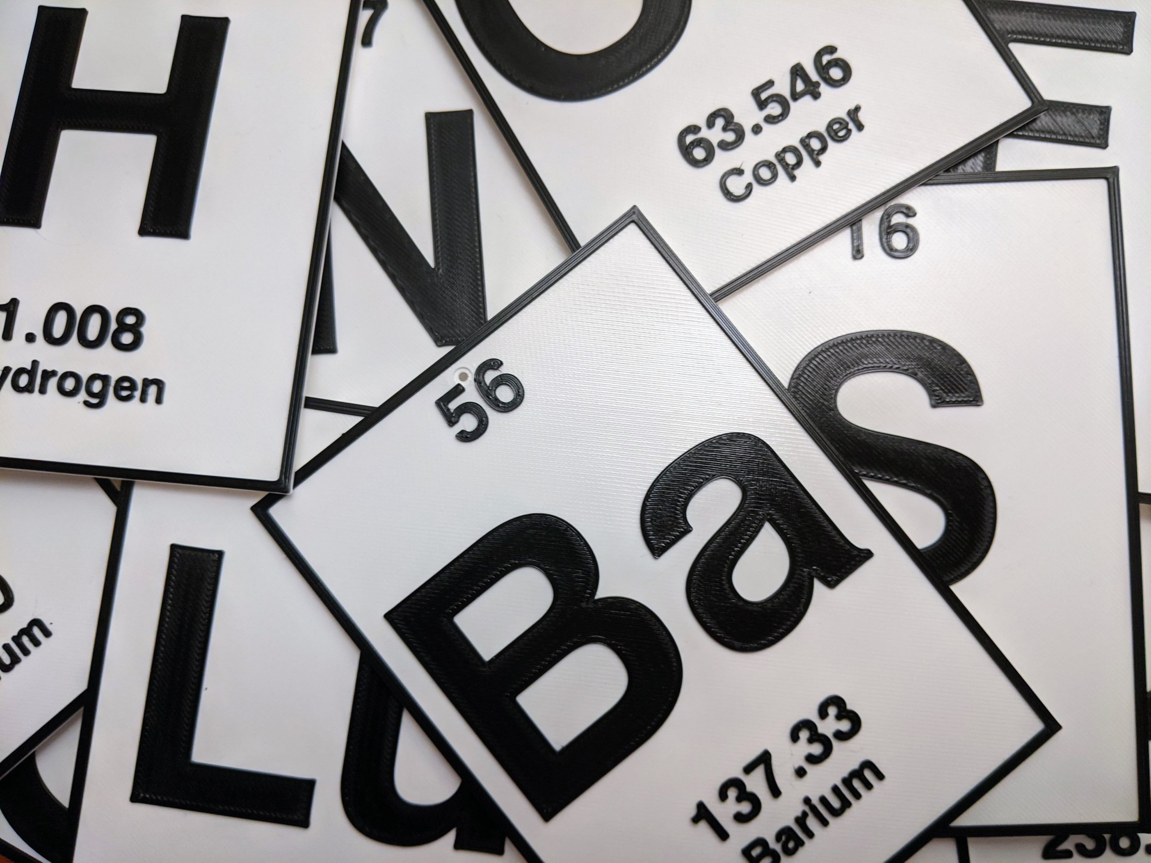 Se - Selenium | Spelements | Periodic Table of Elements Decor 3d model