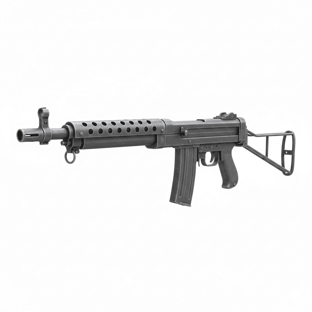 Gun Sten Mk II Historic Combat SMG 3d model