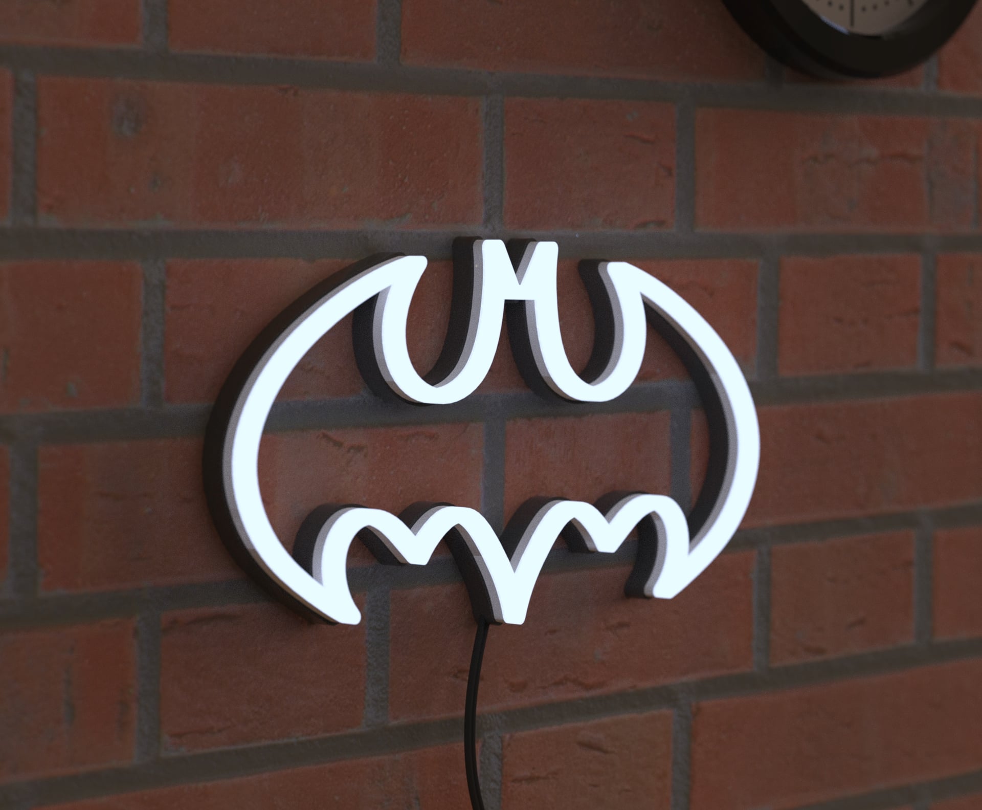 BATMAN Cartel Neon LED 3d model
