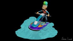 Wacky Wave Racer 3d model
