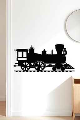 Train Wall Art, Wall Decor, Home Decor 3d model