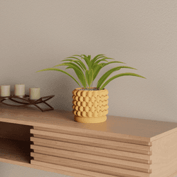 Planter with tray 3d model